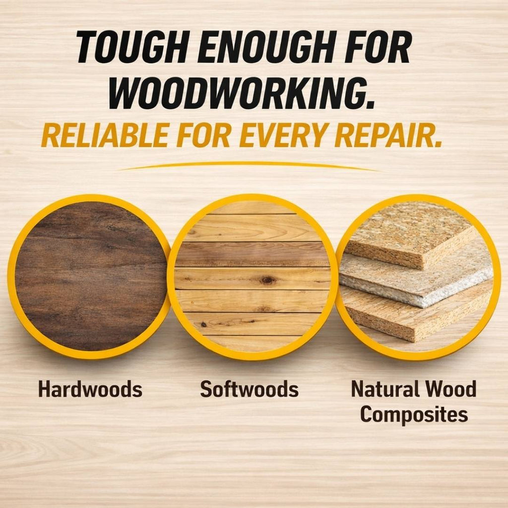 Super Strong Wood Repair Glue - Clear & Waterproof Formula