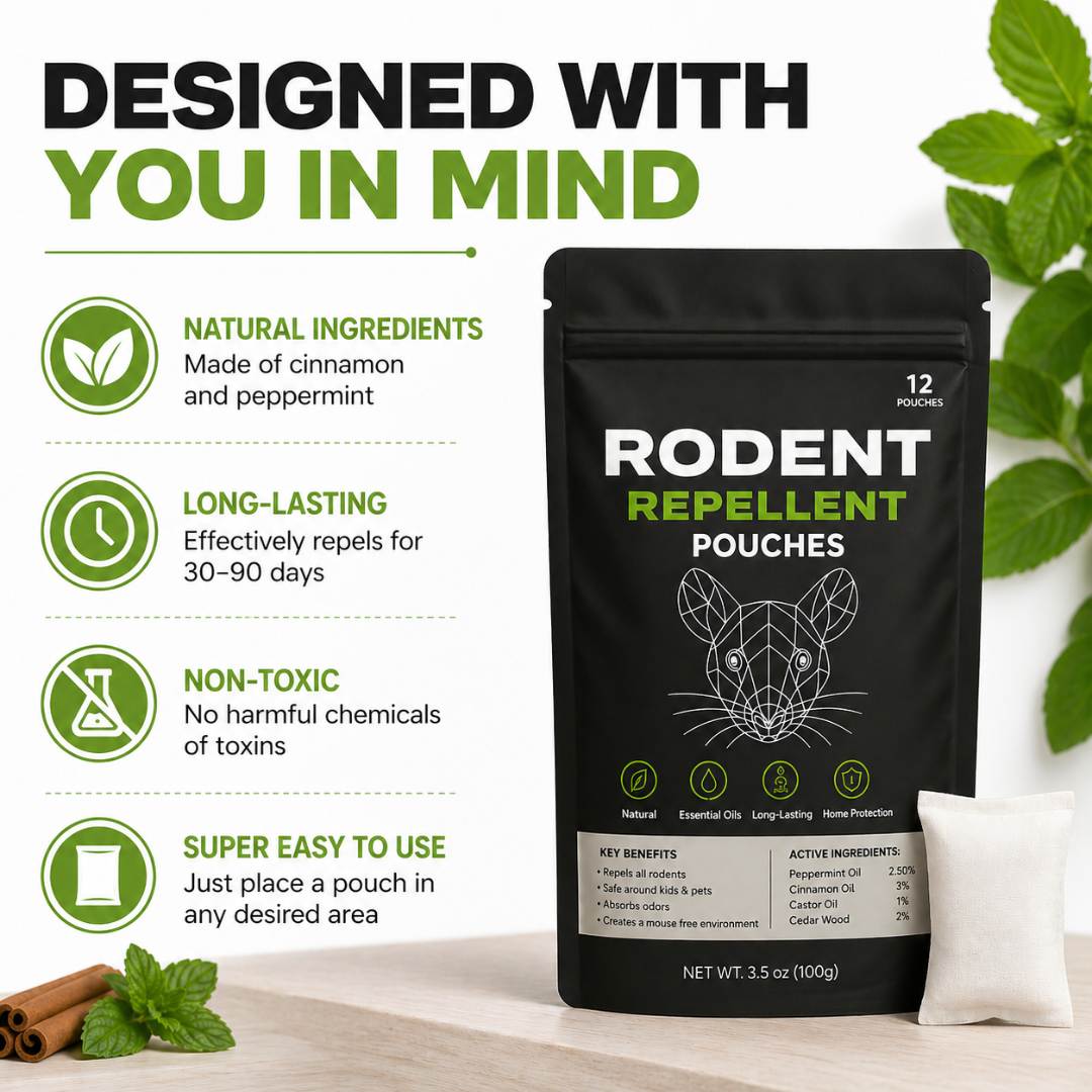 Natural Rodent Repellent Pods | BUY 1 GET 2 FREE!