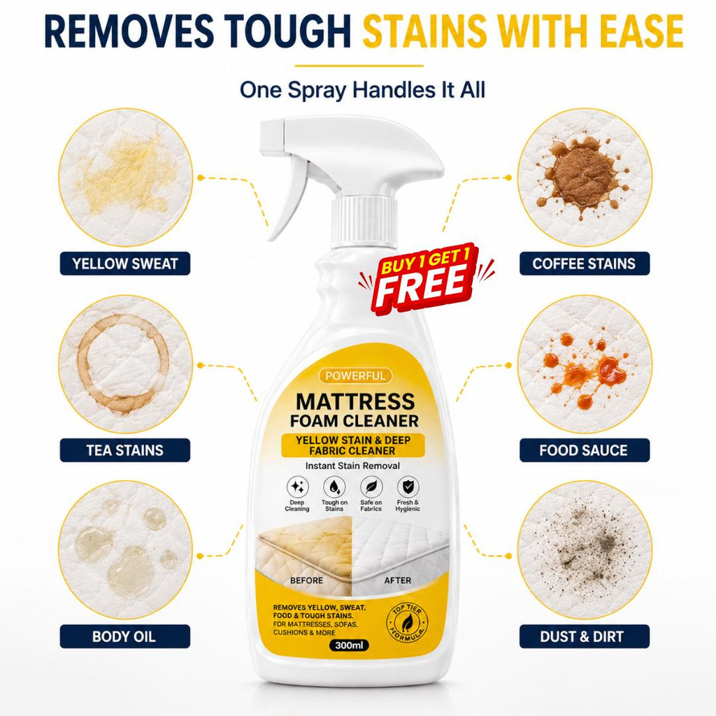 Powerful Mattress Fabric Cleaner | BUY 1 GET 1 FREE!