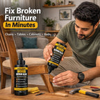 Super Strong Wood Repair Glue - Clear & Waterproof Formula
